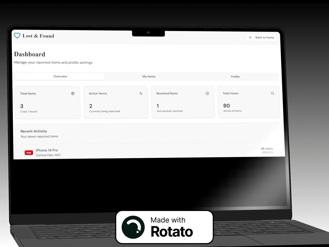 Automated Campus Lost & Found System